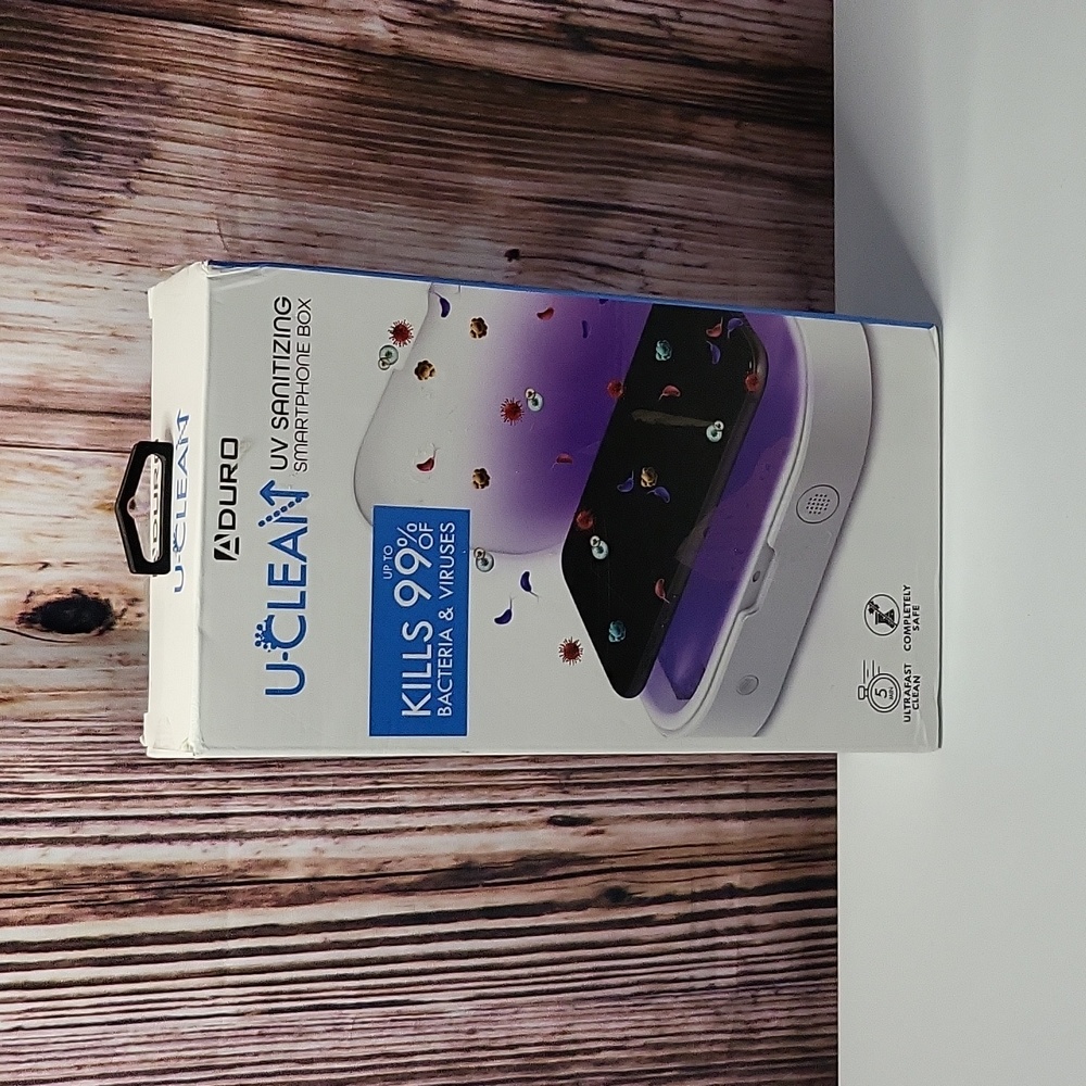 Aduro phone UV Light Sanitizing Smartphone  Box  Germ Virus Killing
